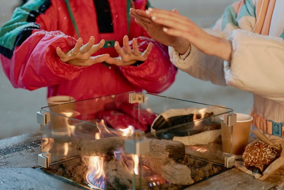 propane fire pit outdoor